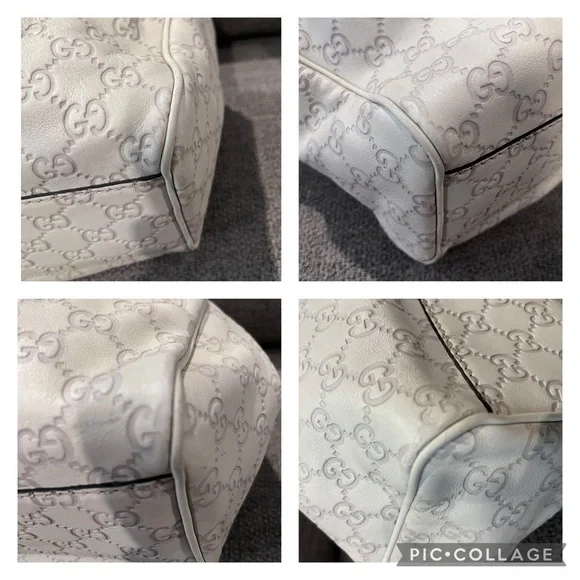 Authentic Gucci GG Guccissima Sukey Medium - Ivory - Picture 16 of 16